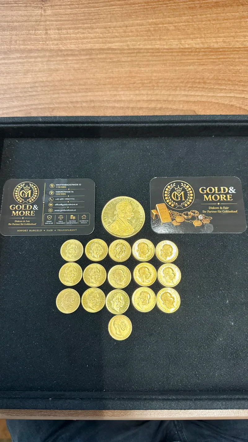 Echter Ankauf von Goldmünzen und Dukaten aus Korneuburg